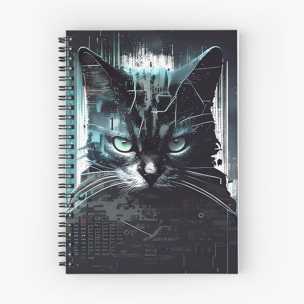 Item preview, “Hacker Meowtrice: The Feline Revolution” designed and sold by Art-Vortex-fr.