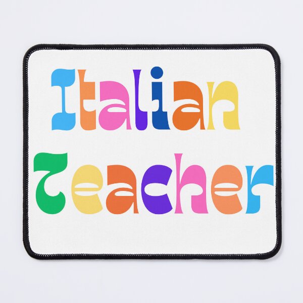 Item preview, Colorful and fun Italian teacher design designed and sold by language-des.