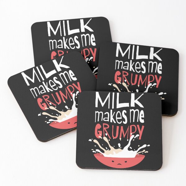 Item preview, Milk Makes Me Grumpy Milk designed and sold by MooonTees.