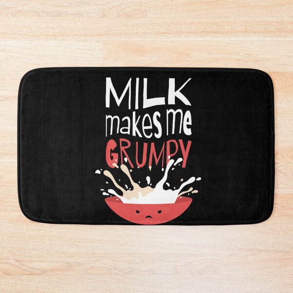 Item preview, Milk Makes Me Grumpy Milk designed and sold by MooonTees.