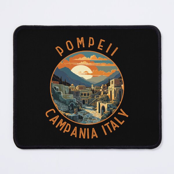 Item preview, Pompeii Campania Italy Retro Distressed Circle designed and sold by KrisSidDesigns.