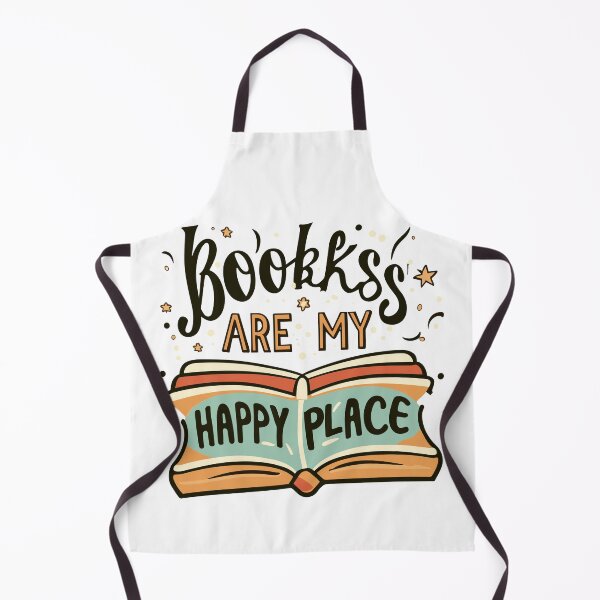 Item preview, Books are my happy place for Book lovers, Book aesthetics designed and sold by OlivedesignsIN.