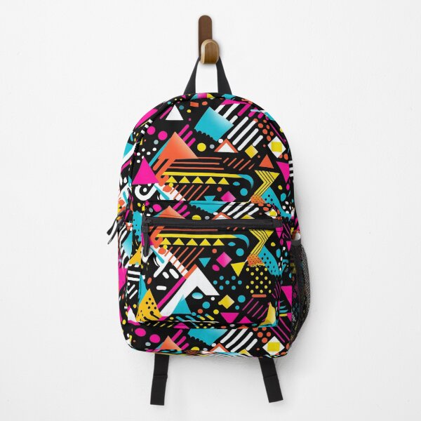 Item preview, Retro Neon Vibes: 90s Funky Nostalgia Pattern designed and sold by crispy-prints.