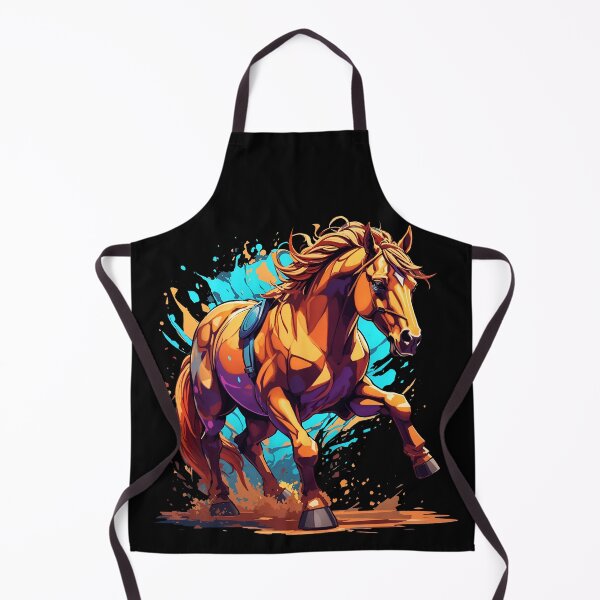 Item preview, Abstract Geometric Horse in a Colorful Splash designed and sold by HorseHorsy.