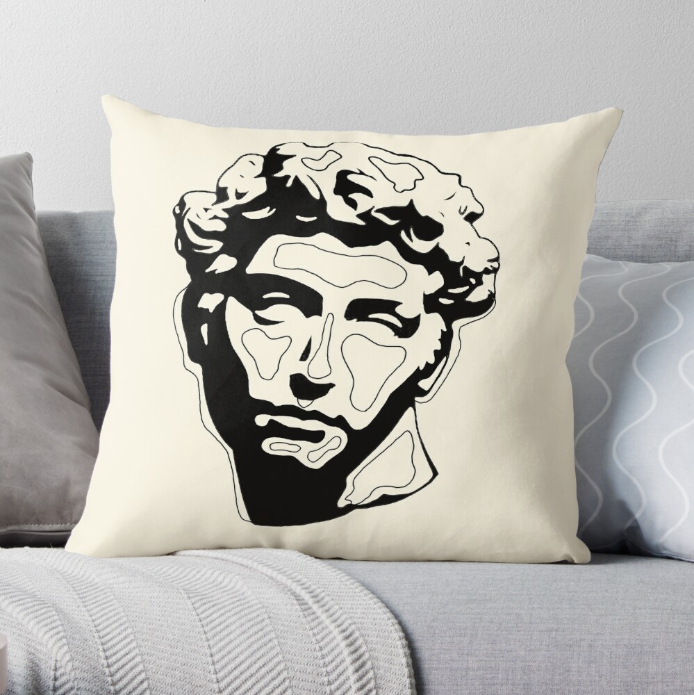 David Robert Joseph Beckham Art Throw Pillow for Sale by obyag