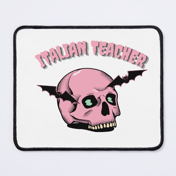 Item preview, Halloween skull italian teacher designed and sold by language-des.
