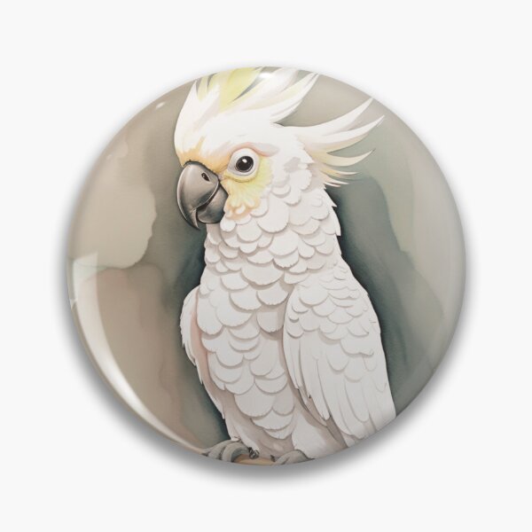 Item preview, Australian Cockatoo in Soft Watercolours designed and sold by TeeGeeTees.