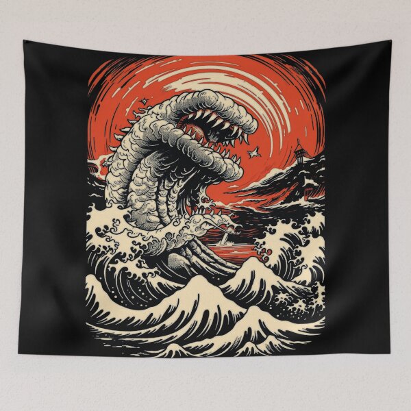 Item preview, Ayakashi Abyss: Monstrous Ukiyo-e Surge designed and sold by FuroAI.
