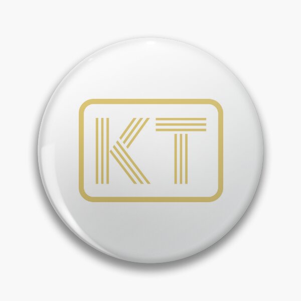 Item preview, KT Initials Gold Geometric Letters designed and sold by Jeallan Designs.