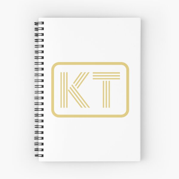 Item preview, KT Initials Gold Geometric Letters designed and sold by Jeallan Designs.