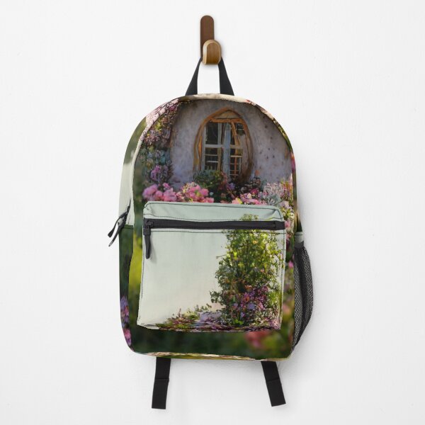 Item preview, Tiny Cottage Surrounded by Flowers and Trees designed and sold by Lucid Imagined.