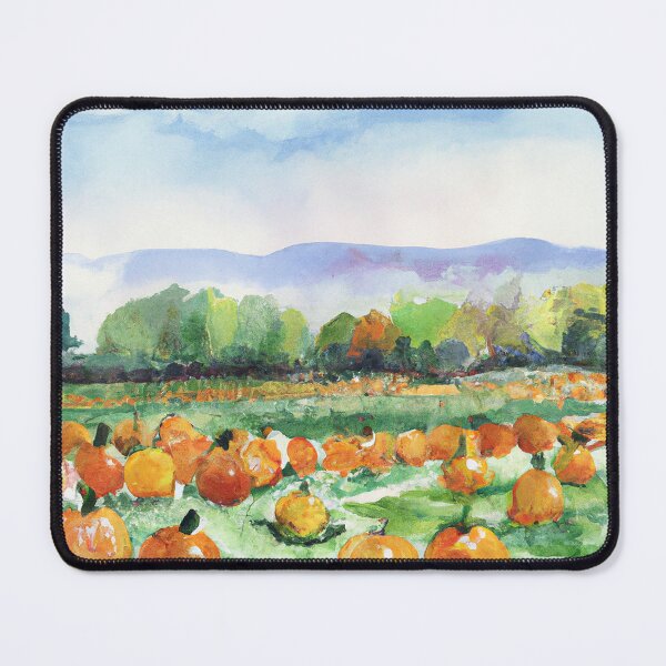 Item preview, Pumpkin Farm Watercolor Art designed and sold by Sammy Roh.