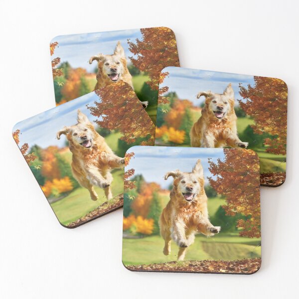 Item preview, Running dog in autumn designed and sold by Instants Design.