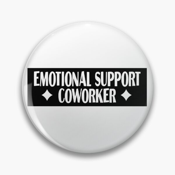 Item preview, Emotional Support Coworker Bumper designed and sold by bumpertrends.