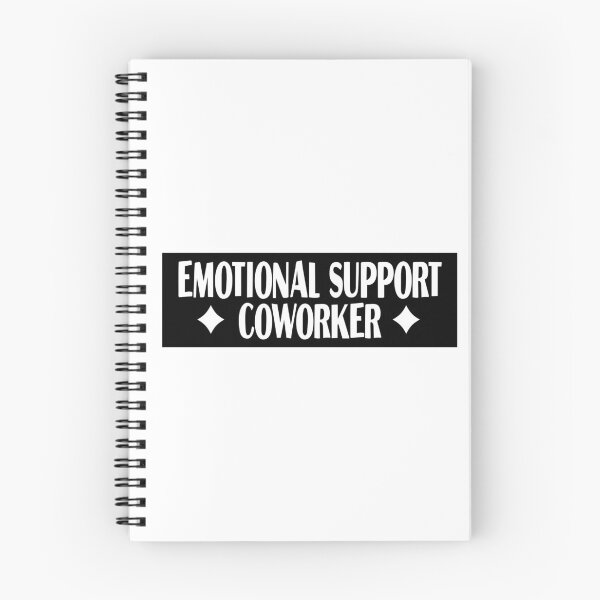 Item preview, Emotional Support Coworker Bumper designed and sold by bumpertrends.