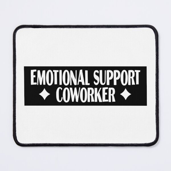 Item preview, Emotional Support Coworker Bumper designed and sold by bumpertrends.