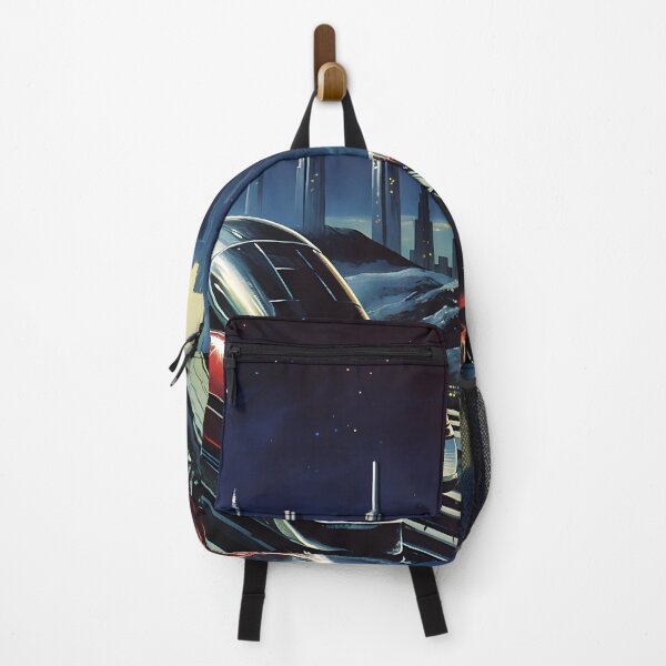 Item preview, Futuristic High-speed Train and the Landscape of a Nighttime City of the Future designed and sold by Je-we.