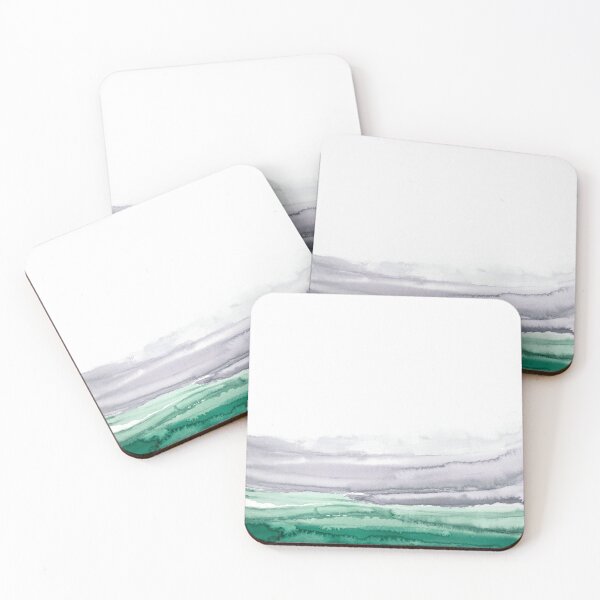 Item preview, Emerald gray landscape  designed and sold by ElaSzczepaniak.