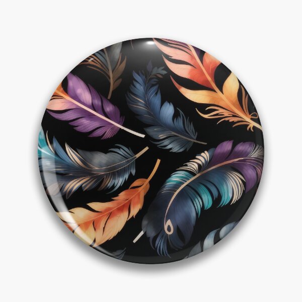 Item preview, Beautiful Boho Style Feather Pattern Art #1 designed and sold by Rae-SunshineArt.