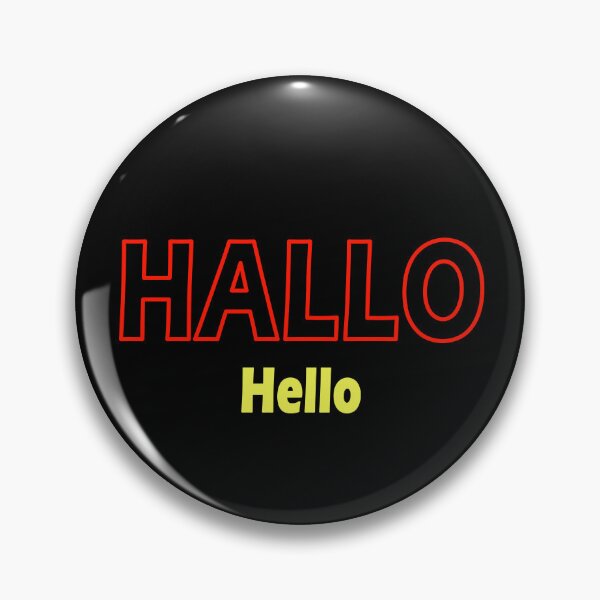 Item preview, Hallo Hello - German Phrase designed and sold by FridPix.