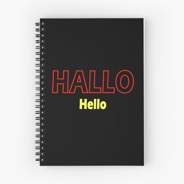 Item preview, Hallo Hello - German Phrase designed and sold by FridPix.