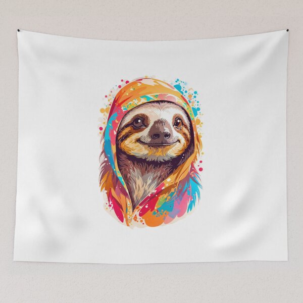 Item preview, Happy Sloth designed and sold by Imaginaria Inkworks.