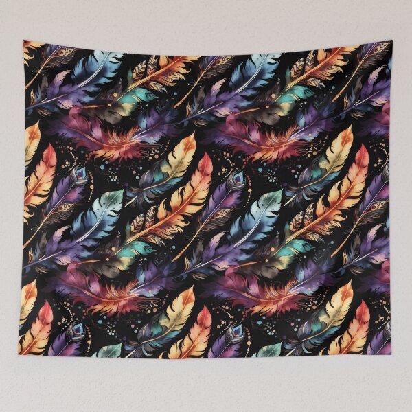 Item preview, Beautiful Boho Style Feather Pattern Art #2 designed and sold by Rae-SunshineArt.