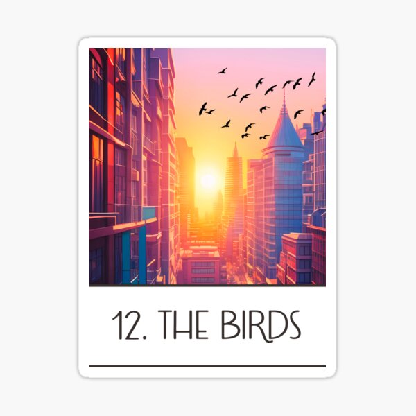 The Birds - Lenormand #12 Sticker