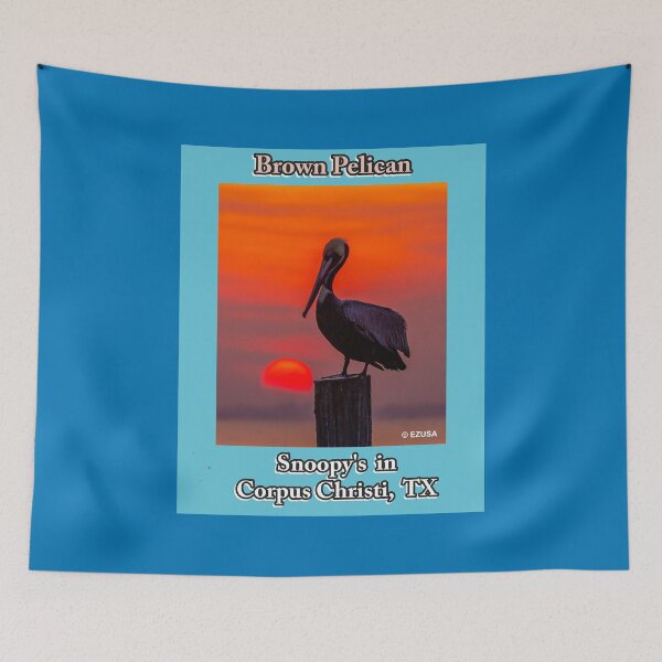 Item preview, For The Bird Lover In You: Brown Pelican ~ Sunset At Snoopy's In Corpus Christi, Texas designed and sold by MoreEZUSA-Here.