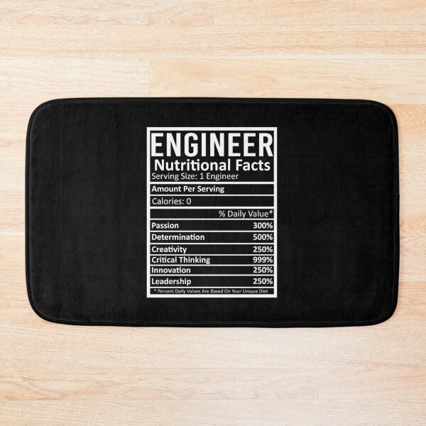 Item preview, Engineer Nutritional Facts Gift designed and sold by Promise7Land.
