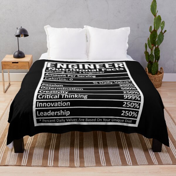 Item preview, Engineer Nutritional Facts Gift designed and sold by Promise7Land.