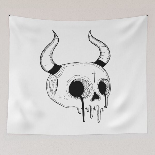 Item preview,  scull with horns designed and sold by ArtshirtGroup.