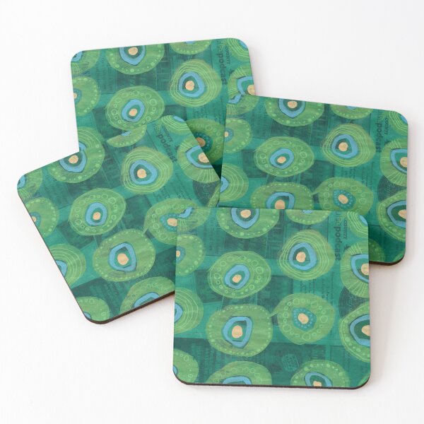 Item preview, Green diatoms designed and sold by nighthawkstudio.