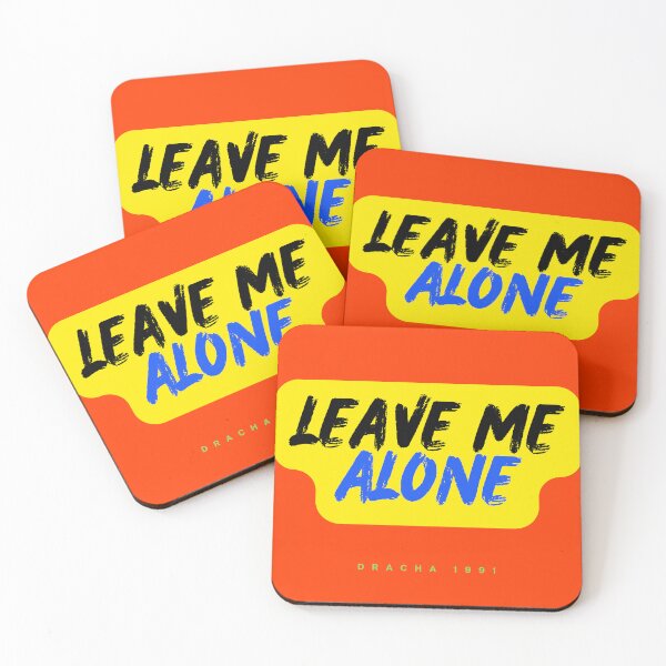 Item preview, LEAVE ME ALONE  designed and sold by Dracha. 1991.