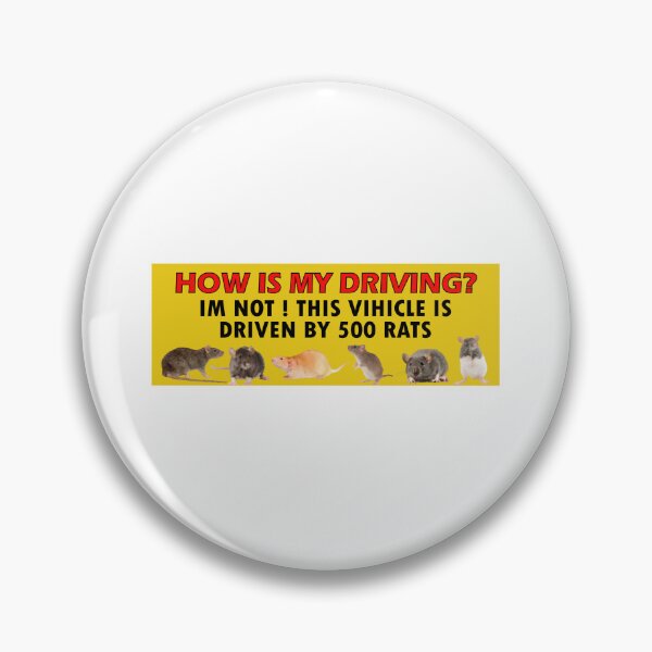 Item preview, How Am I Driving, Funny Car Bumper designed and sold by bumpertrends.