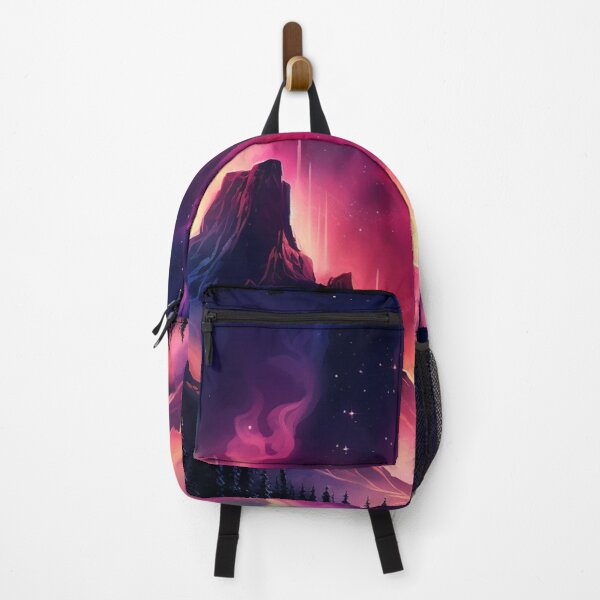 Item preview, Northern Light Aurora Borealis Scenery Mountains Rivers Trees designed and sold by NLTees.