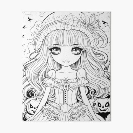 Watercolor Coloring Paper, Anime Watercolor Pages