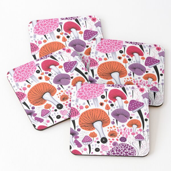 Item preview, Colorful Mushroom Illustration Pattern designed and sold by AllPrintsMore.
