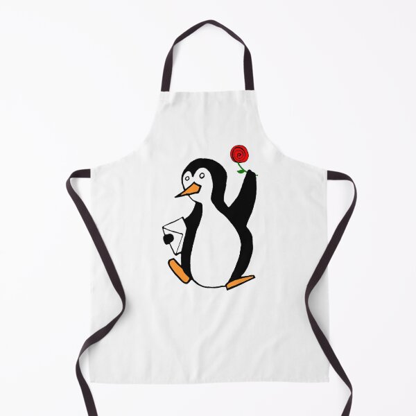 Item preview, Rose delivering penguin designed and sold by Decoratedpengui.