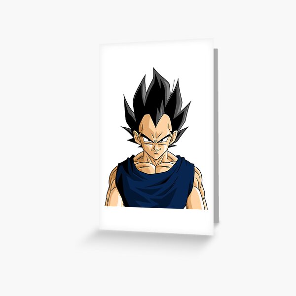 Vegeta Greeting Card