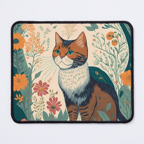 Item preview, Charming Maine Coon Cat designed and sold by purrfect pattern.