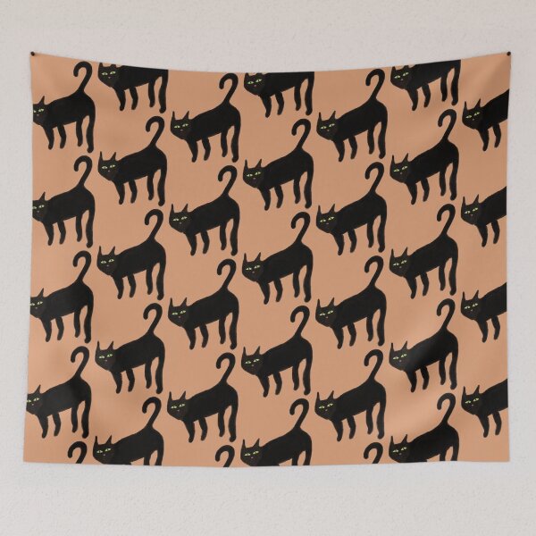 Item preview, black cat designed and sold by abby cartwright.