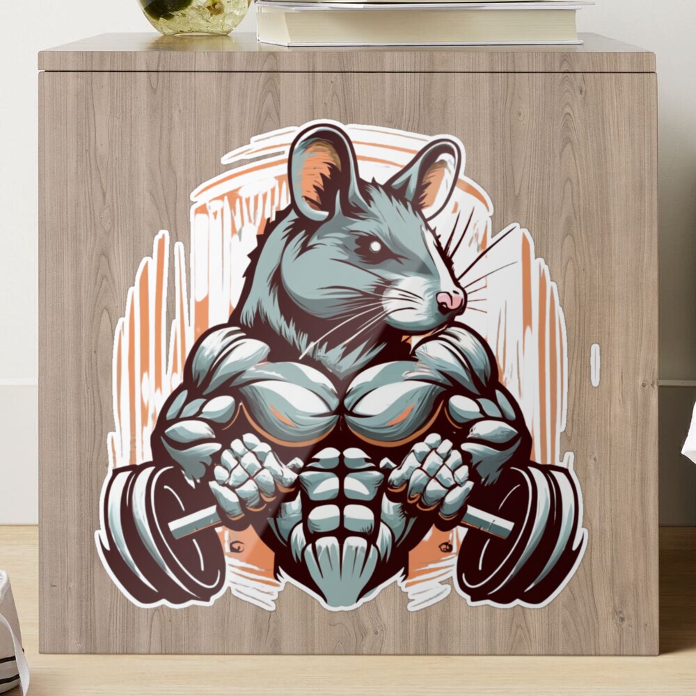  Gym Rat Banner - Home Gym Decor - Large Wall Art