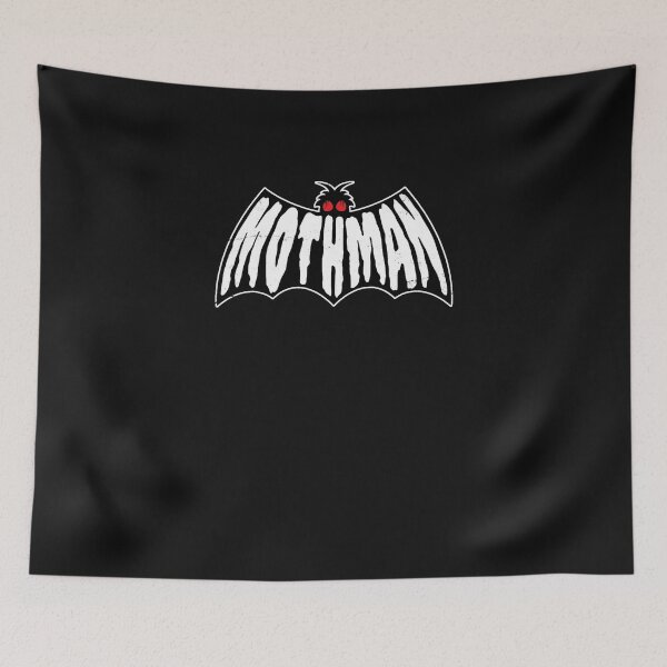 Item preview, Vintage Mothman Logo Black & White designed and sold by TarynRyan1.