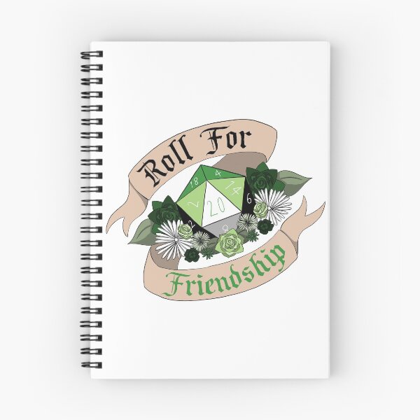 Item preview, Roll For Friendship! - Aromantic Pride designed and sold by flailingmuse.