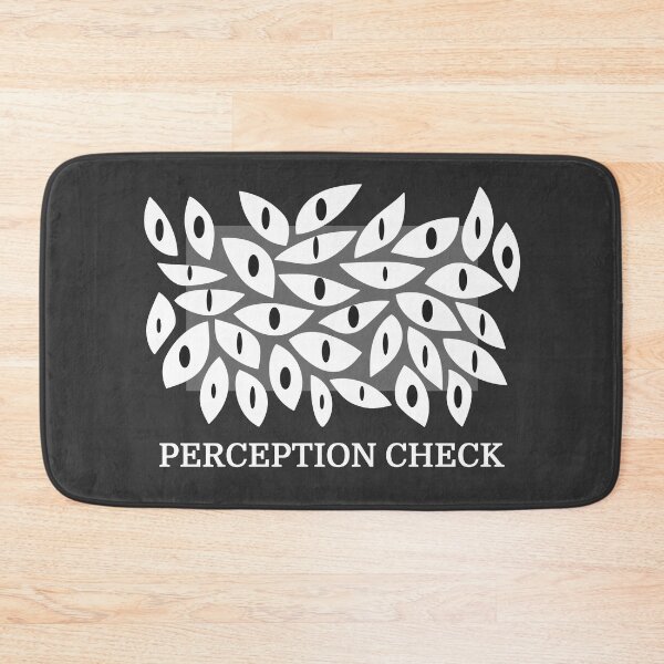 Item preview, Perception Check (White) designed and sold by ChaoticRobotic.
