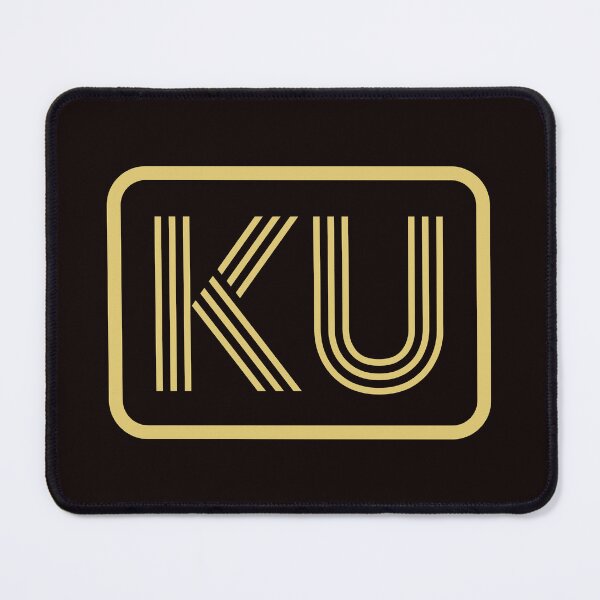 Item preview, KU Initials Gold Geometric Letters designed and sold by Jeallan Designs.