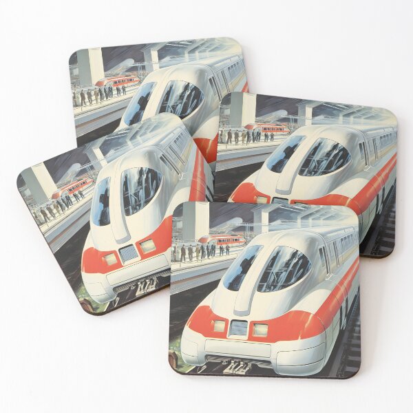 Item preview, Futuristic High-speed Train in a Futuristic Train Station designed and sold by Je-we.