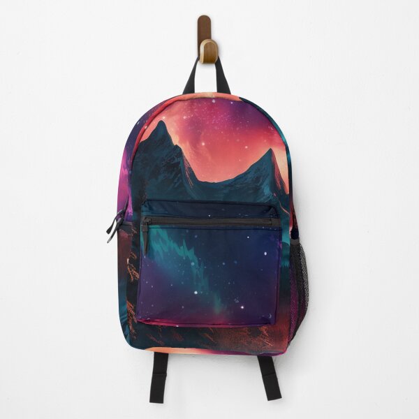 Item preview, Northern Light Aurora Borealis Scenery Mountains Rivers Trees designed and sold by NLTees.