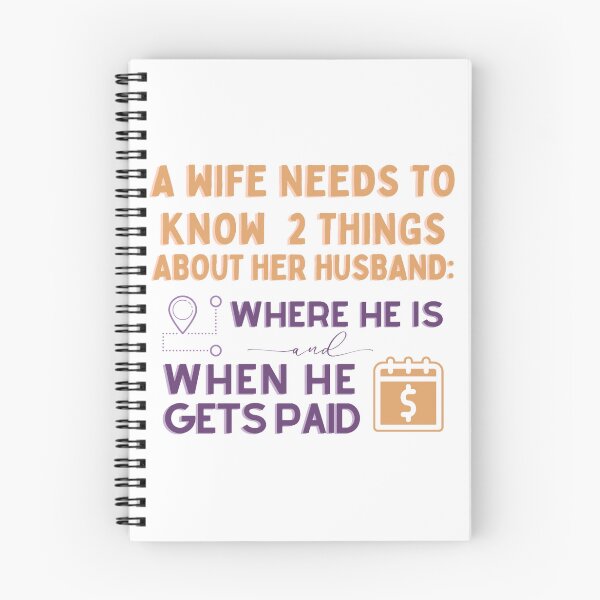 Item preview, A Wife Needs To Know 2 Things About Her Husband designed and sold by NicoleKerluke.